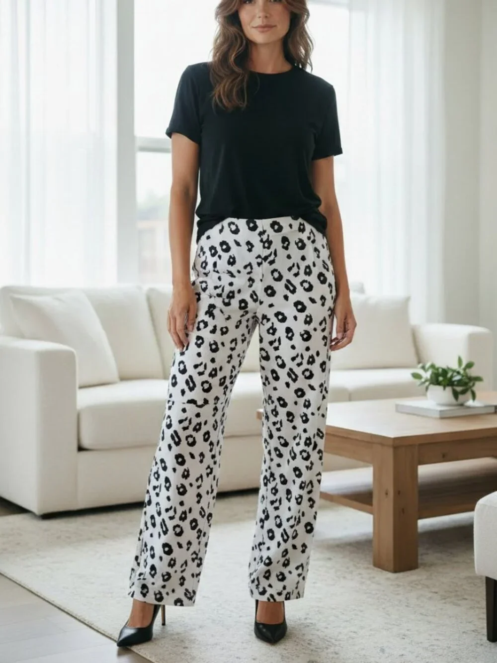 LUXE by Eric Signature Stella mid rise side zip Multicolored Pants Size 10